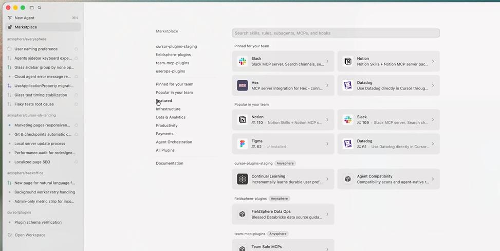 Cursor 3 Plugin Market